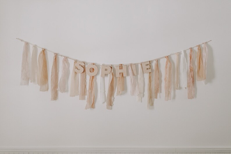 Personalized Baby Name Banner