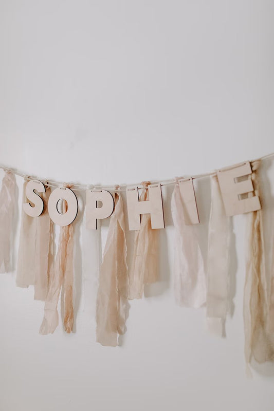 Personalized Baby Name Banner