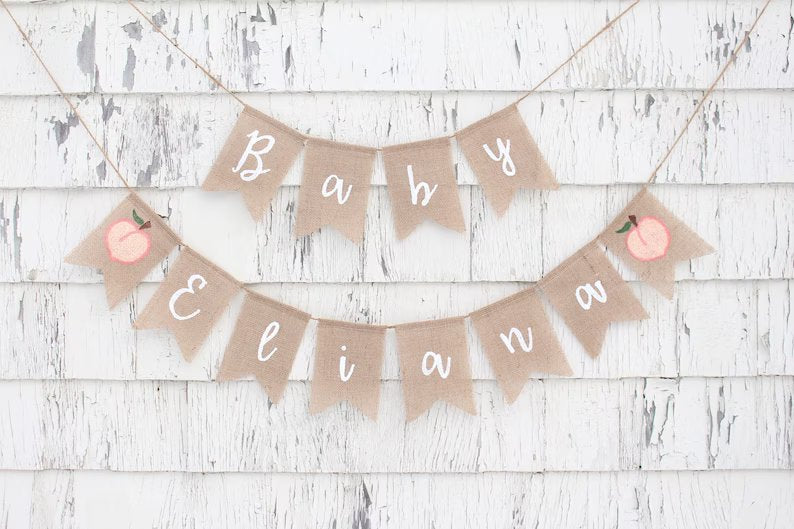 Personalized Baby Name Banner