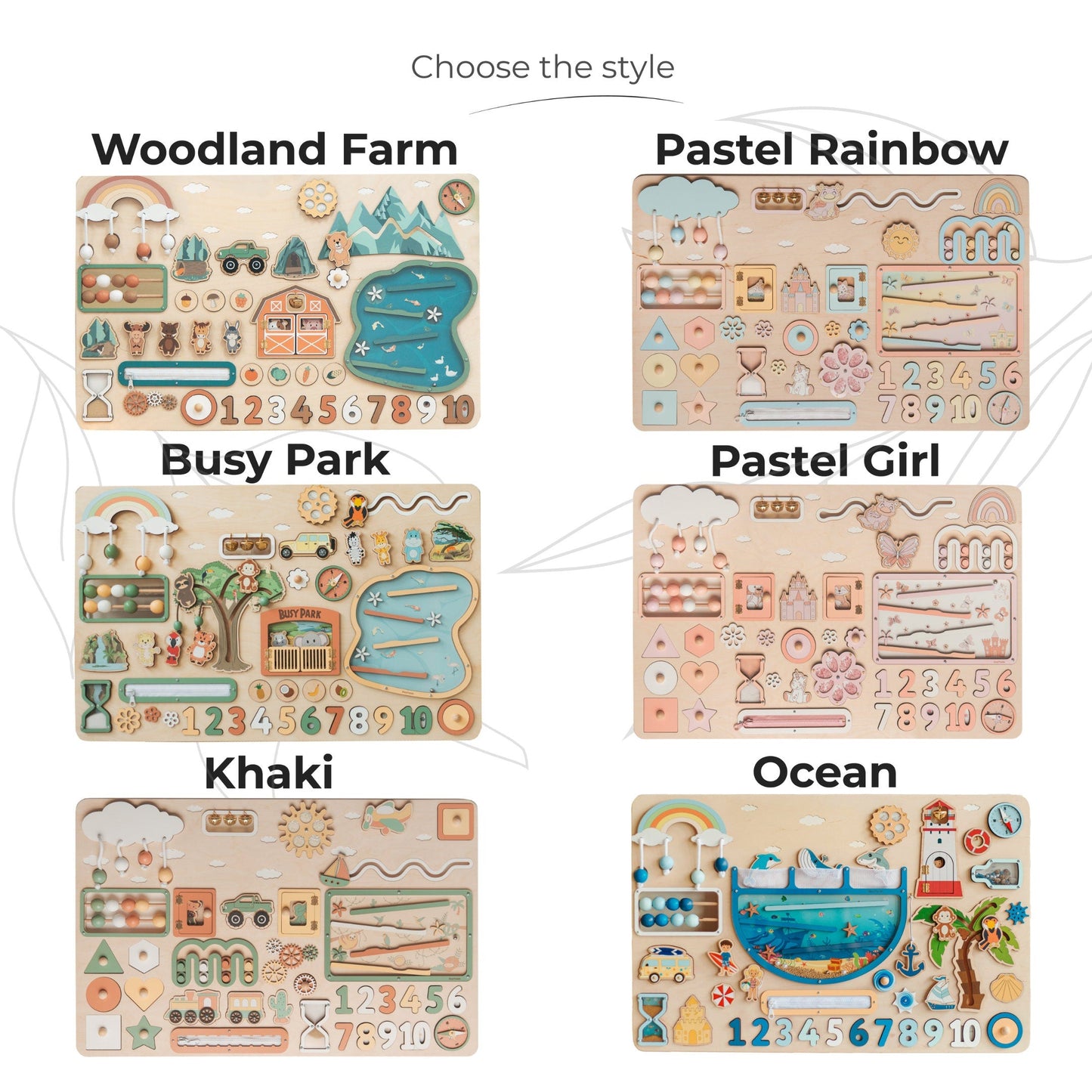 Personalized Wooden Activity Board for Kids