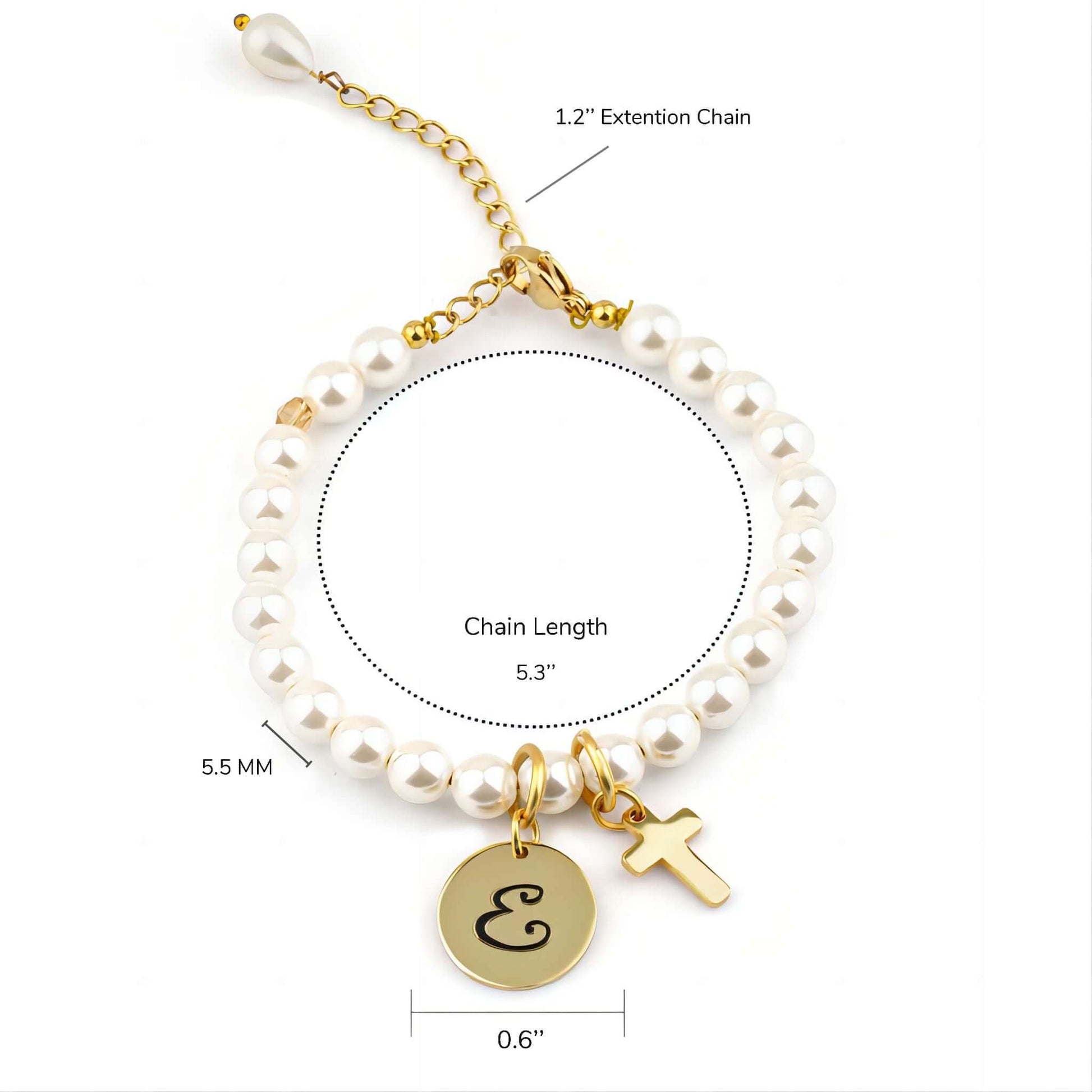 Size of Baby Pearl Bracelet